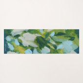 Groene Natuur Abstract Expressionisme Yogamat (Achterkant (horizontaal))