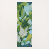 Groene Natuur Abstract Expressionisme Yogamat (Achterkant)