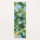 Groene Natuur Abstract Expressionisme  Yogamat (Voorkant)