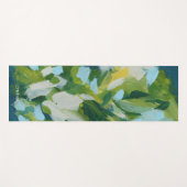 Groene Natuur Abstract Expressionisme Yogamat (Voorkant (horizontaal))