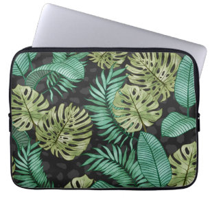 Groene natuur bladeren laptop sleeve