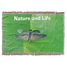 Groene natuur en leven libel