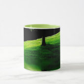 Groene Natuur Landschap Reflectie Koffiemok | Sce Mok (Midden)