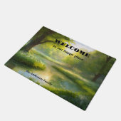 Groene Natuur Landschapskunst Deurmat (Schuin)