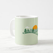 groene natuur-mok koffiemok (Voorkant links)