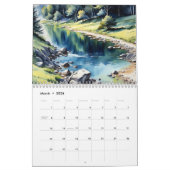 Groene Natuur Schilderkalender Kalender (Mar 2026)