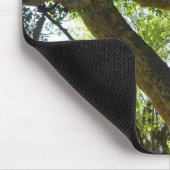 Groene natuur van de plataan muismat (Hoek)