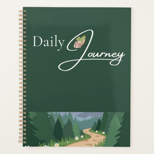 Groene Natuur Vibes Planner (Voorkant)