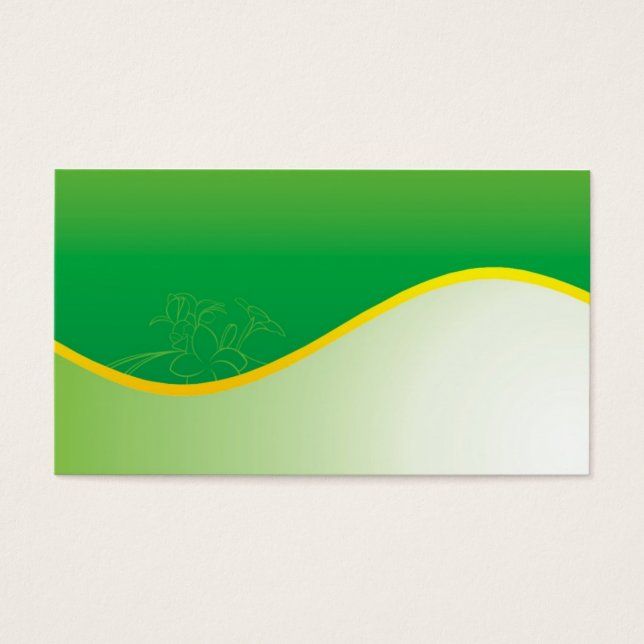 groene natuur visitekaartjes (Voorkant)
