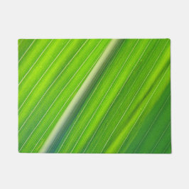Groene natuurlijke gestreepte deurplaat deurmat