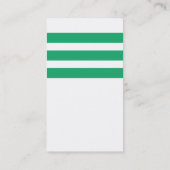 Groene Nautische anker met monogram Visitekaartje (Achterkant)