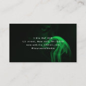 Groene Neon Auto Detailing & Auto Wassen Visitekaartje (Achterkant)