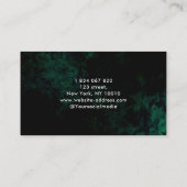 Groene Neon Lawncare & Landscaping Visitekaartje (Achterkant)