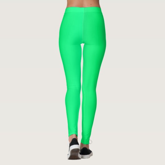 Groene Neon Leggings (Achterkant)