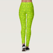 Groene neon leggings (Achterkant)