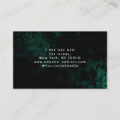 Groene Neon Spray Tan Visitekaartje (Achterkant)