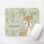 Groene Nep Hout Mooie Hert Muismat (Met muis)
