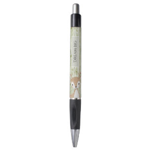 Groene Nep Hout Mooie Hert Pen