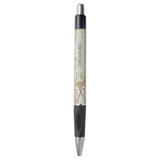 Groene Nep Hout Mooie Hert Pen (Voorkant Verticaal)