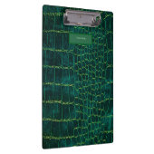 Groene nep-leer stijl klembord (Rechts)