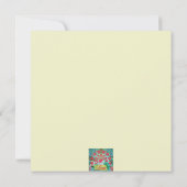 Groene Nevel Mandala - Wenskaart Kaart (Achterkant)