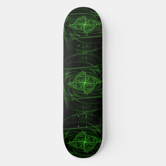 Groene Nexus Custom Signature Pro Slider Board Skateboard (Voorkant)