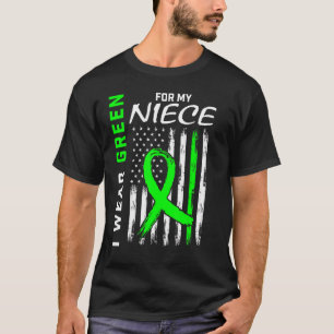 Groene nicht Nieren Ziekte Cerebral Palsy Awarenes T-shirt