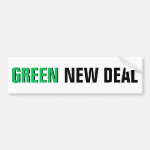 GROENE NIEUWE DEAL BUMPERSTICKER