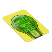 Groene Nieuwe Deal Light Bulb Magneet (Rechterzijde)