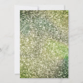 Groene  Nikah Islamitische bruiloft uitnodiging (Achterkant)