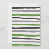 Groene Ninja Warrior Martial Arts Verjaardag Kaart (Achterkant)