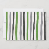 Groene Ninja Warrior Martial Arts Verjaardagsfoto Kaart (Achterkant)