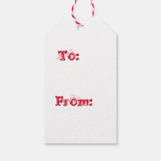 Groene Noordpool Gift Labels Cadeaulabel (Achterkant)