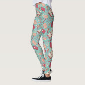 Groene notebook met patroon leggings (Links)