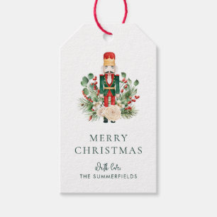 Groene Notenkraker Kerst Persoonlijk Cadeaulabel