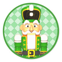 Groene Notenkraker Kerst Vakantie Stickers