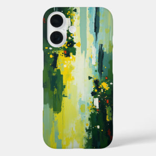 Groene oase: een serene ontsnapping iPhone 16 hoesje