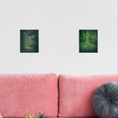 Groene Oase: zomerbos Muurkunst Sets (Woonkamer)