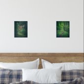 Groene Oase: zomerbos Muurkunst Sets (Slaapkamer)