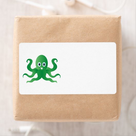 groene octopi etiket (Insitu)