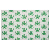 groene octopi stof (Fat Quarter)
