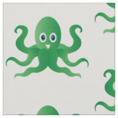 groene octopi stof (Close Up)
