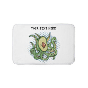 Groene octopus badmat