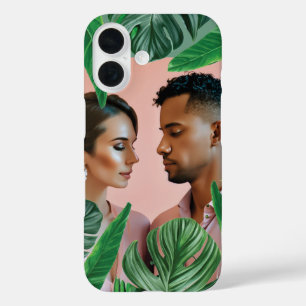 Groene Oerwouden Planten Monstera laat tropische f iPhone 16 Hoesje