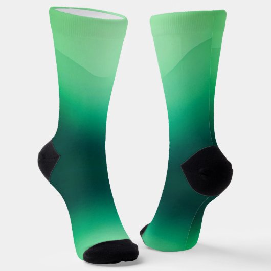 Groene Oever Sokken (Gebogen)