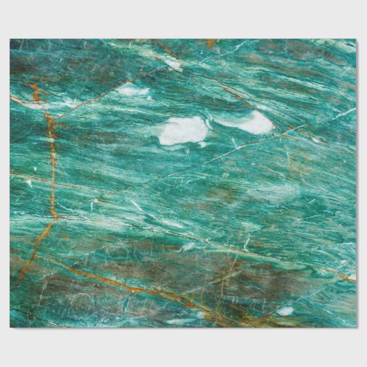 Groene of Emerald Marble textuurachtergrond Cadeaupapier (Vlak)
