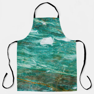 Groene of Emerald Marble textuurachtergrond Schort