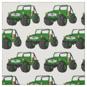 Groene off-Road Truck Fabric Stof (Swatch)