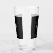 Groene Ogen en Grijze Spiderweb Glazen Tumbler (Rechts)