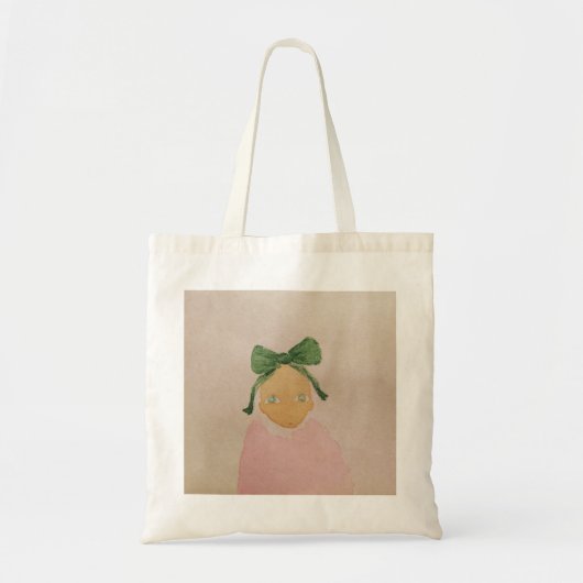 Groene ogen groene boer tote bag (Voorkant)
